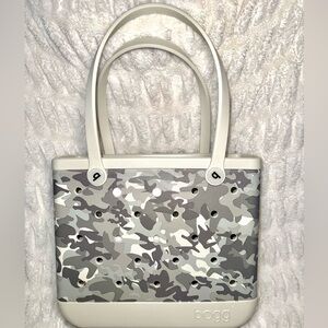 Authentic BOGG BAG Gray and Cream Camouflage Tote - ✨Hard to Find ✨